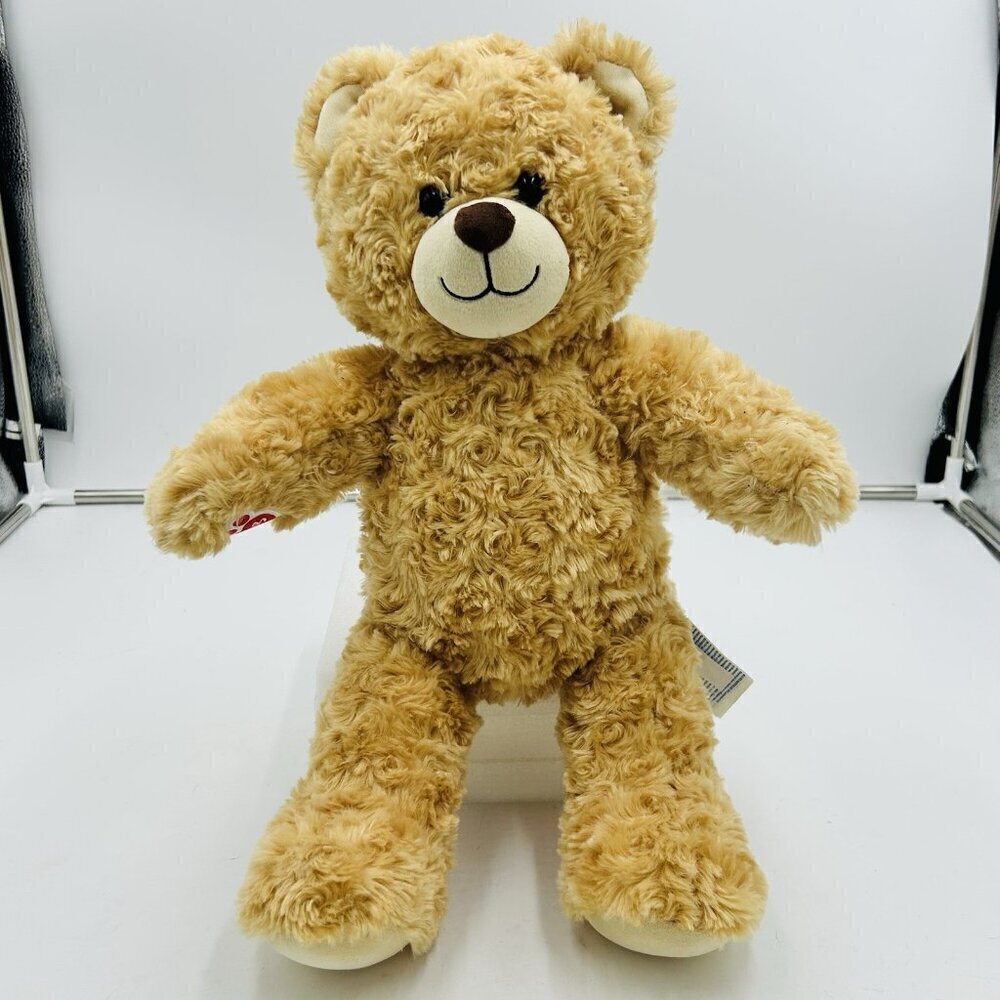 Build-A-Bear Happy Hugs Teddy Bear Plush Soft Tan Swirl Fur 18"